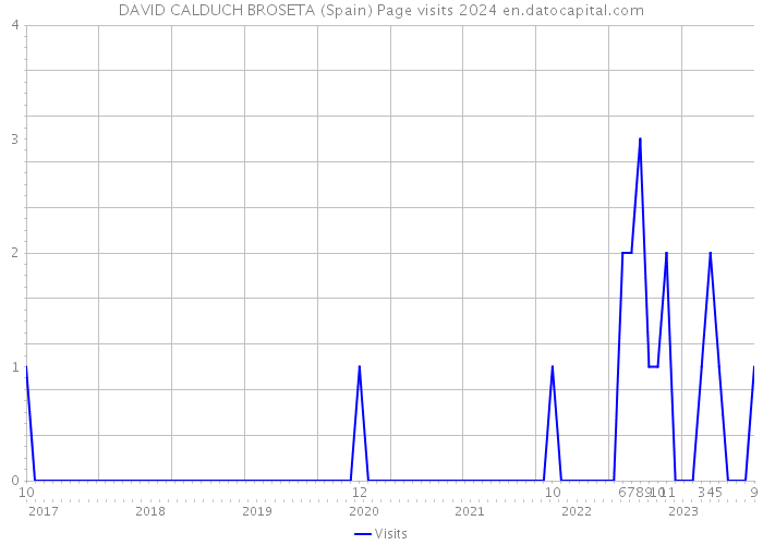 DAVID CALDUCH BROSETA (Spain) Page visits 2024 