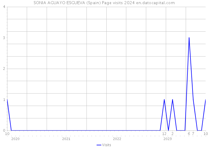 SONIA AGUAYO ESGUEVA (Spain) Page visits 2024 