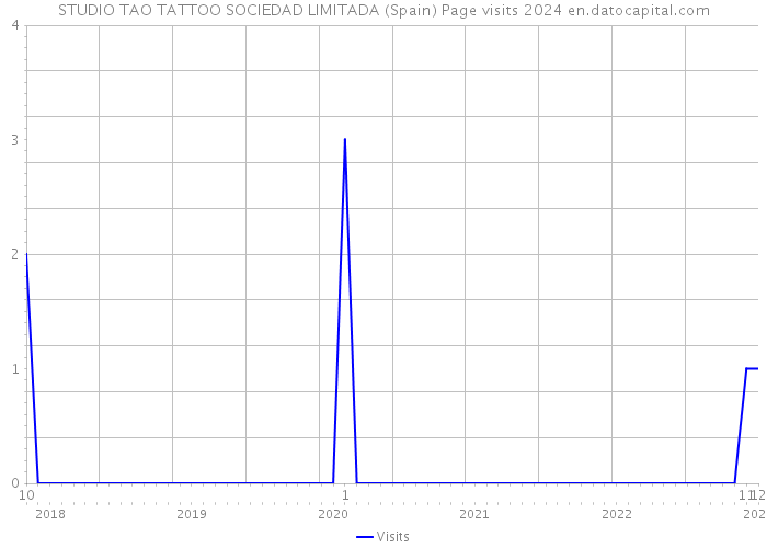 STUDIO TAO TATTOO SOCIEDAD LIMITADA (Spain) Page visits 2024 