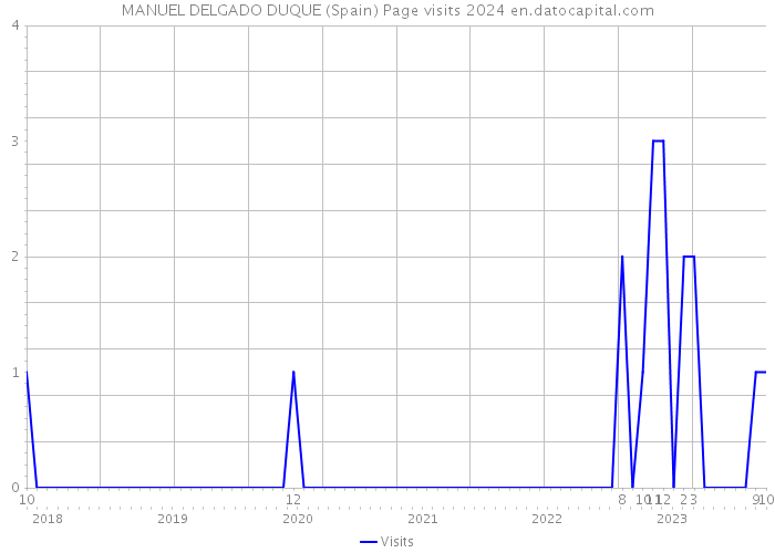 MANUEL DELGADO DUQUE (Spain) Page visits 2024 