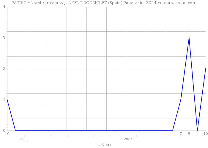 PATRICIANombramientos JUNYENT RODRIGUEZ (Spain) Page visits 2024 