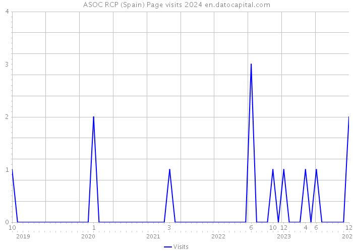 ASOC RCP (Spain) Page visits 2024 