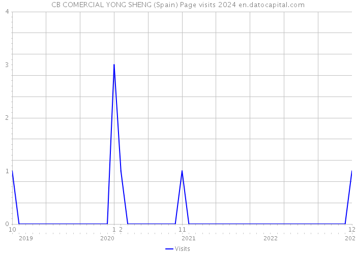 CB COMERCIAL YONG SHENG (Spain) Page visits 2024 