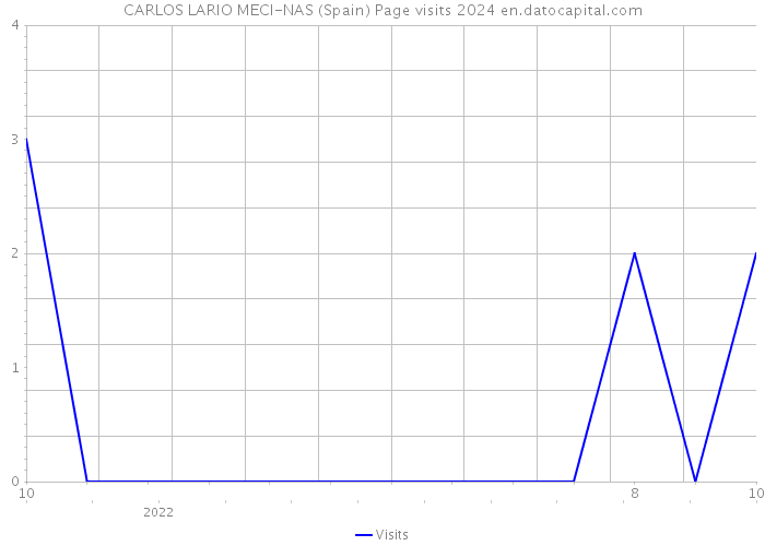 CARLOS LARIO MECI-NAS (Spain) Page visits 2024 
