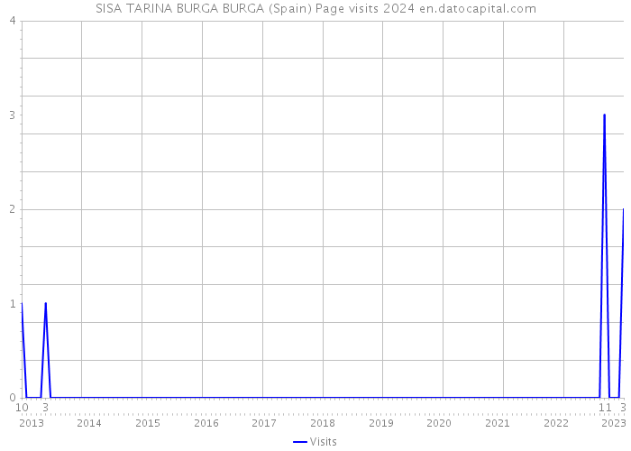 SISA TARINA BURGA BURGA (Spain) Page visits 2024 