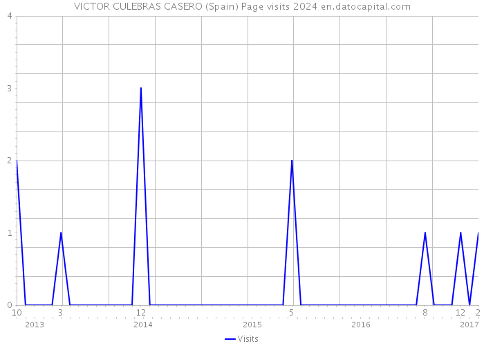 VICTOR CULEBRAS CASERO (Spain) Page visits 2024 