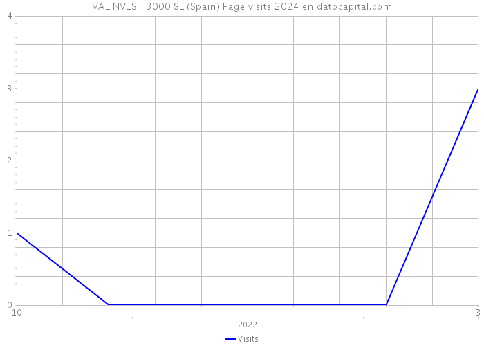 VALINVEST 3000 SL (Spain) Page visits 2024 
