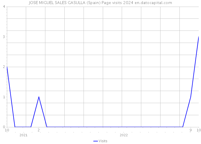 JOSE MIGUEL SALES GASULLA (Spain) Page visits 2024 