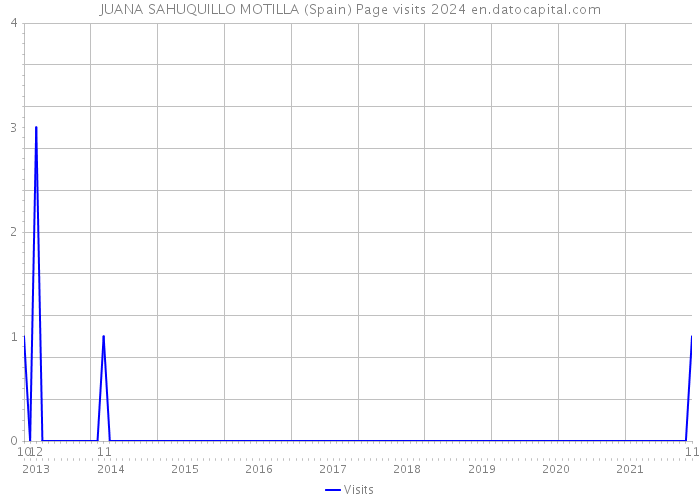 JUANA SAHUQUILLO MOTILLA (Spain) Page visits 2024 