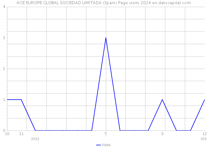 ACE EUROPE GLOBAL SOCIEDAD LIMITADA (Spain) Page visits 2024 