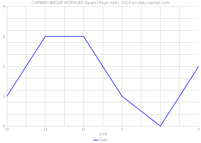 CARMEN BIEGER MORALES (Spain) Page visits 2024 