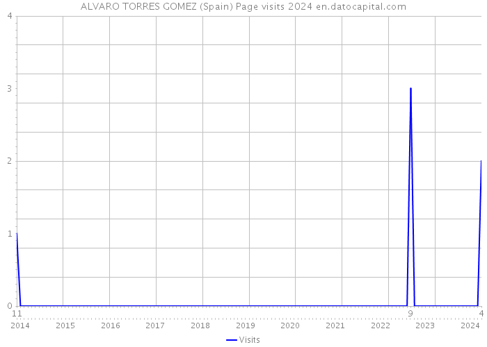 ALVARO TORRES GOMEZ (Spain) Page visits 2024 