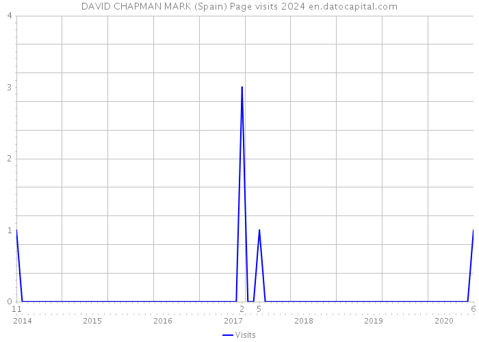 DAVID CHAPMAN MARK (Spain) Page visits 2024 