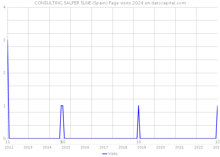 CONSULTING SALPER SLNE (Spain) Page visits 2024 