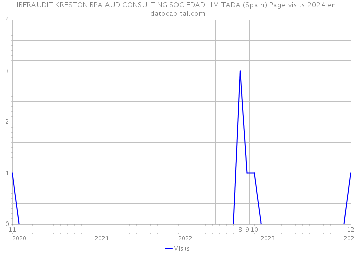 IBERAUDIT KRESTON BPA AUDICONSULTING SOCIEDAD LIMITADA (Spain) Page visits 2024 
