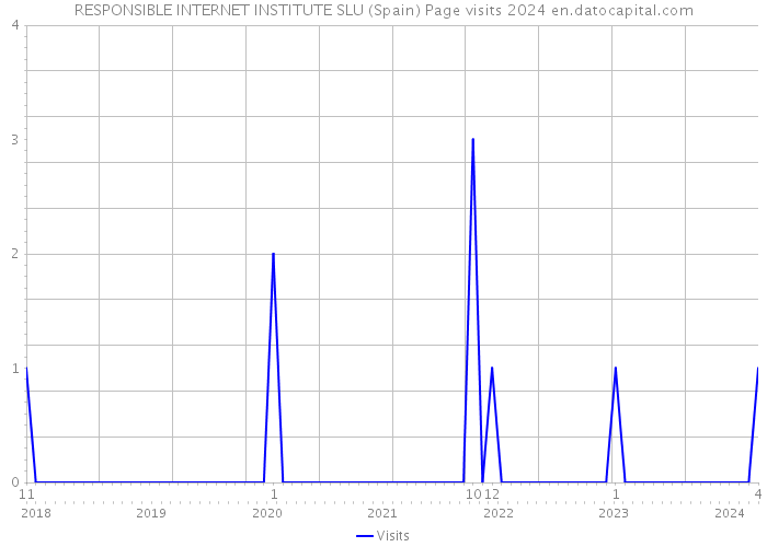 RESPONSIBLE INTERNET INSTITUTE SLU (Spain) Page visits 2024 