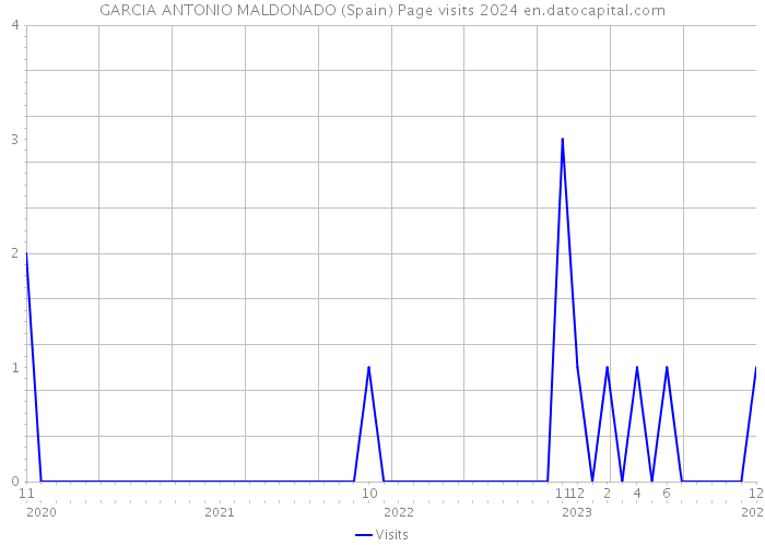 GARCIA ANTONIO MALDONADO (Spain) Page visits 2024 