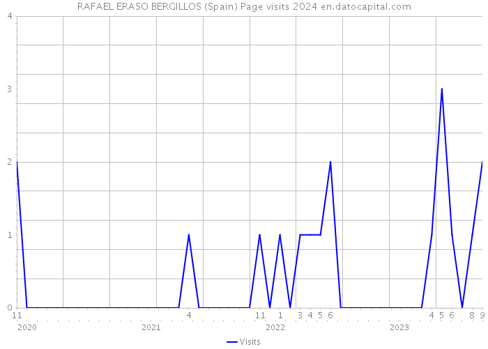 RAFAEL ERASO BERGILLOS (Spain) Page visits 2024 