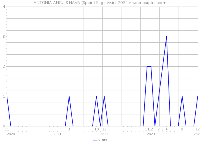 ANTONIA ANGUIS NAVA (Spain) Page visits 2024 