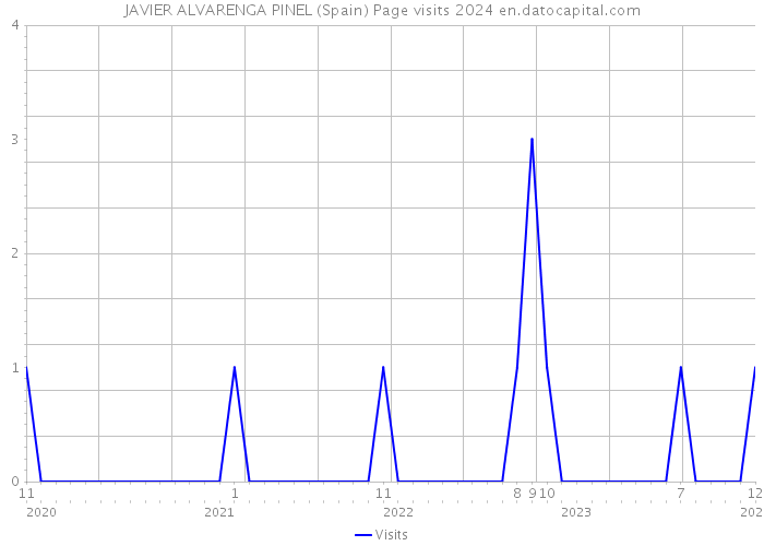 JAVIER ALVARENGA PINEL (Spain) Page visits 2024 
