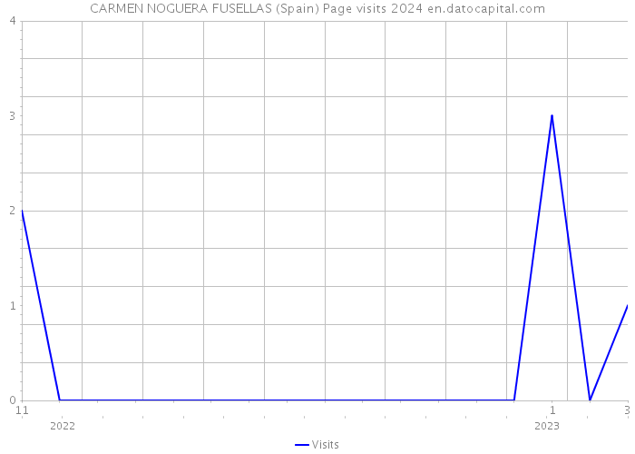 CARMEN NOGUERA FUSELLAS (Spain) Page visits 2024 