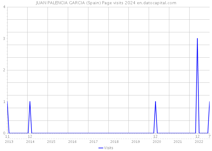 JUAN PALENCIA GARCIA (Spain) Page visits 2024 