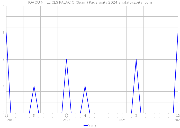 JOAQUIN FELICES PALACIO (Spain) Page visits 2024 