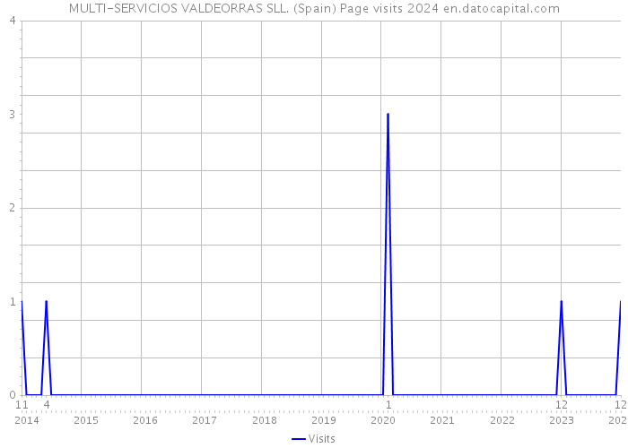 MULTI-SERVICIOS VALDEORRAS SLL. (Spain) Page visits 2024 