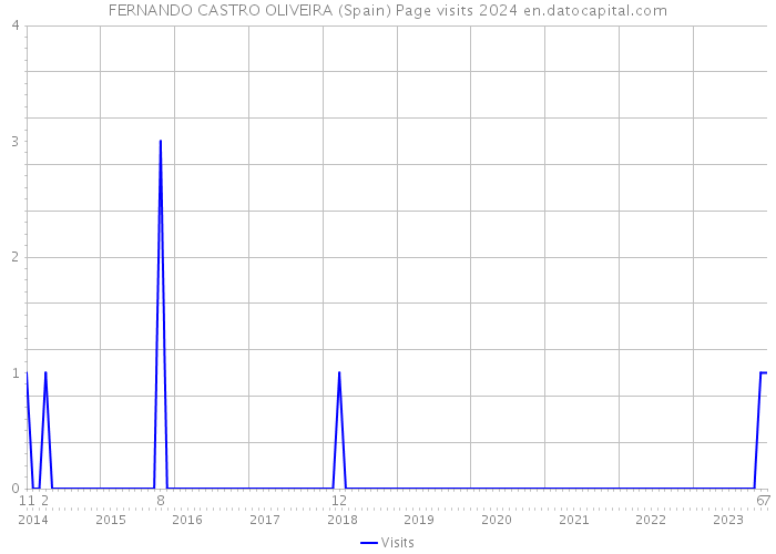FERNANDO CASTRO OLIVEIRA (Spain) Page visits 2024 