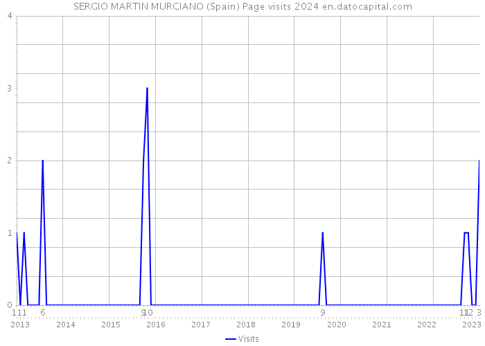 SERGIO MARTIN MURCIANO (Spain) Page visits 2024 