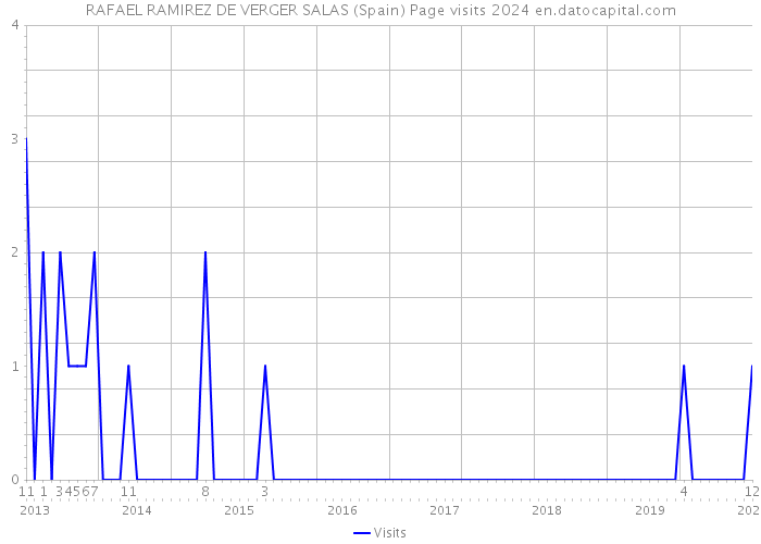 RAFAEL RAMIREZ DE VERGER SALAS (Spain) Page visits 2024 