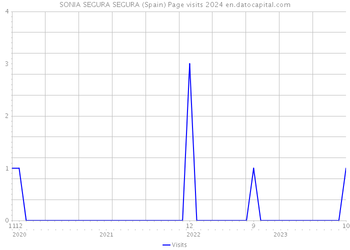 SONIA SEGURA SEGURA (Spain) Page visits 2024 