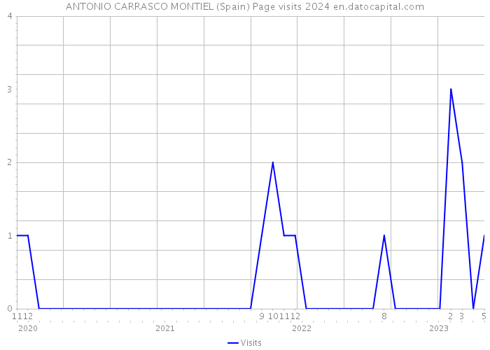 ANTONIO CARRASCO MONTIEL (Spain) Page visits 2024 