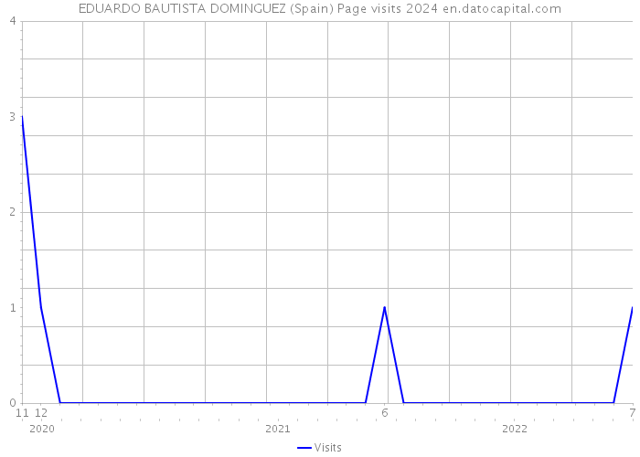 EDUARDO BAUTISTA DOMINGUEZ (Spain) Page visits 2024 