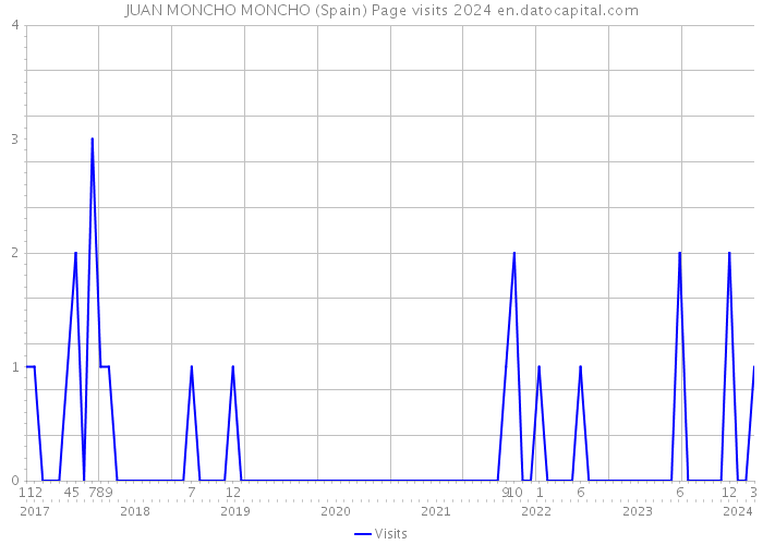 JUAN MONCHO MONCHO (Spain) Page visits 2024 