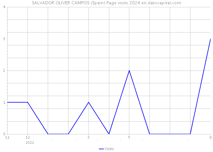 SALVADOR OLIVER CAMPOS (Spain) Page visits 2024 