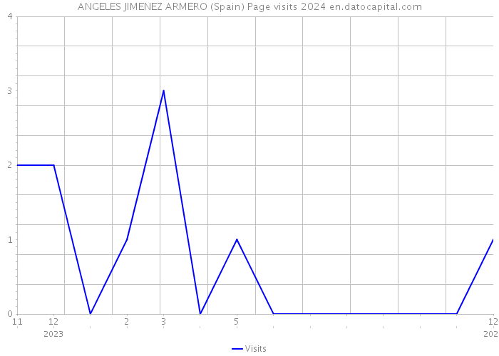 ANGELES JIMENEZ ARMERO (Spain) Page visits 2024 