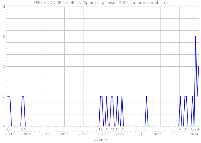 FERNANDO REINA REINA (Spain) Page visits 2024 