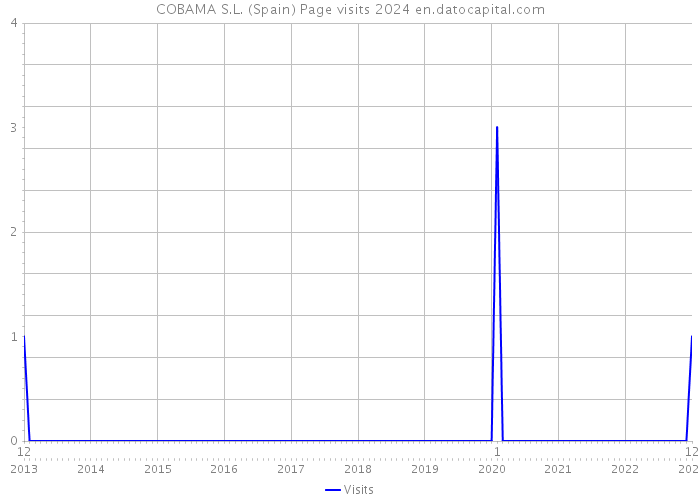 COBAMA S.L. (Spain) Page visits 2024 