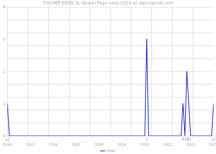 FISCHER ESSEL SL (Spain) Page visits 2024 