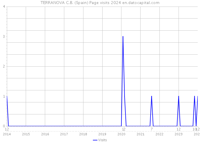 TERRANOVA C.B. (Spain) Page visits 2024 