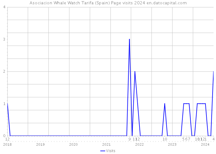 Asociacion Whale Watch Tarifa (Spain) Page visits 2024 