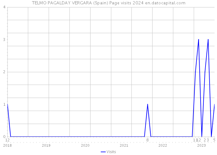 TELMO PAGALDAY VERGARA (Spain) Page visits 2024 