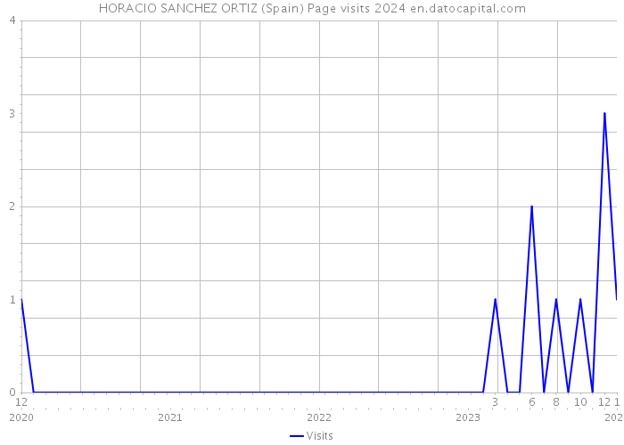 HORACIO SANCHEZ ORTIZ (Spain) Page visits 2024 