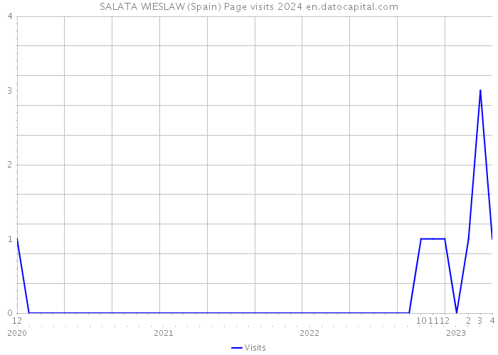 SALATA WIESLAW (Spain) Page visits 2024 