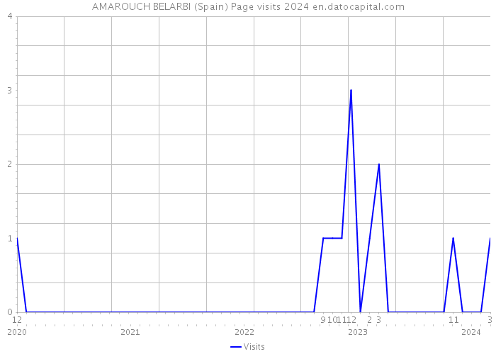 AMAROUCH BELARBI (Spain) Page visits 2024 