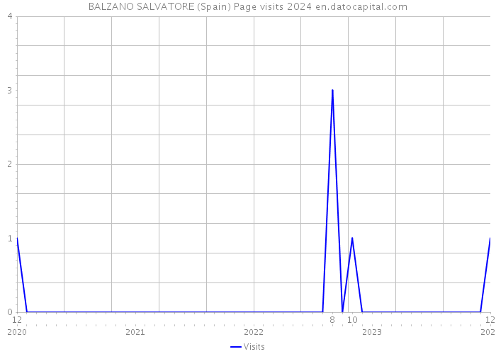 BALZANO SALVATORE (Spain) Page visits 2024 