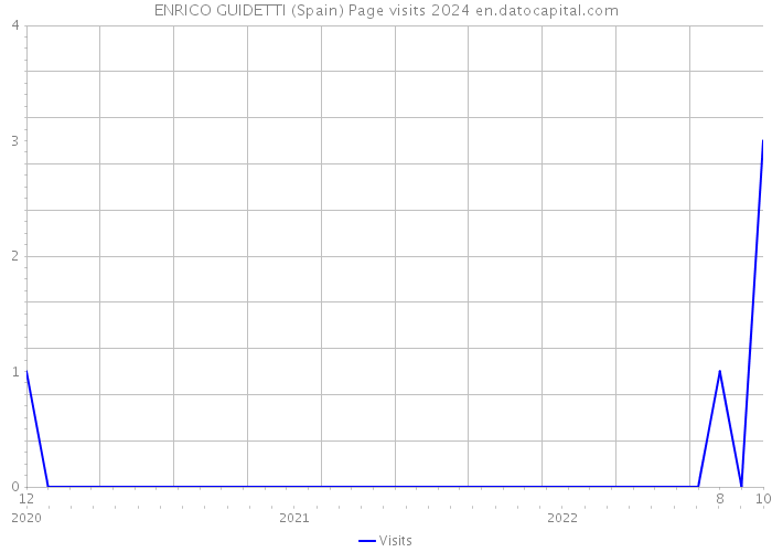 ENRICO GUIDETTI (Spain) Page visits 2024 