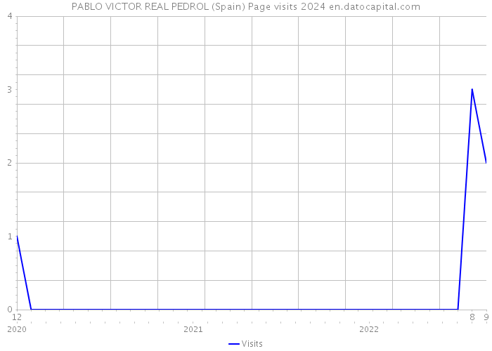 PABLO VICTOR REAL PEDROL (Spain) Page visits 2024 
