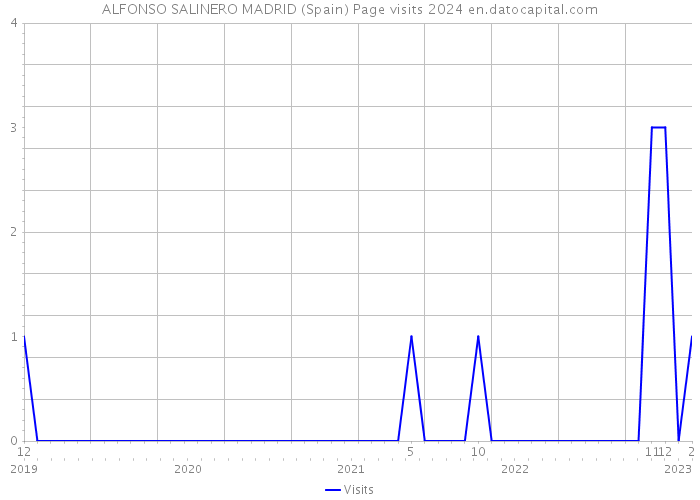 ALFONSO SALINERO MADRID (Spain) Page visits 2024 